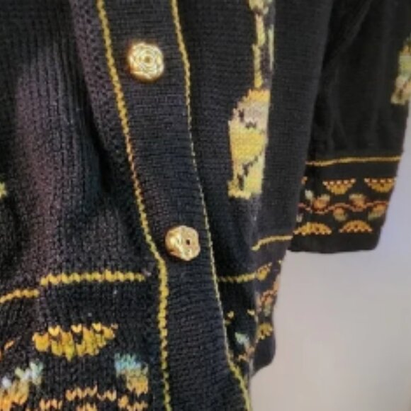 Vtg Maureen Goldie Designs 100% Pure Wool Sweater - Picture 4 of 6